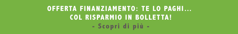 Offerta del mese finanziamento fotovoltaico